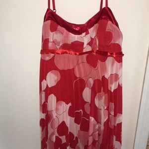 A beautiful red dress